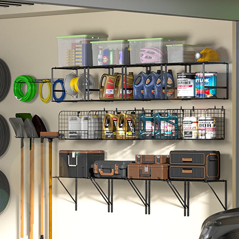 Factory Cross-border Exclusive Electric Tool Storage Rack Wall-mounted Shelf Tool Organizer Storage Rack