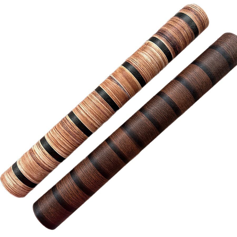 PVC Self-Adhesive Wood Grain Slat Wallpaper for Home Renovation DIY Background Wall