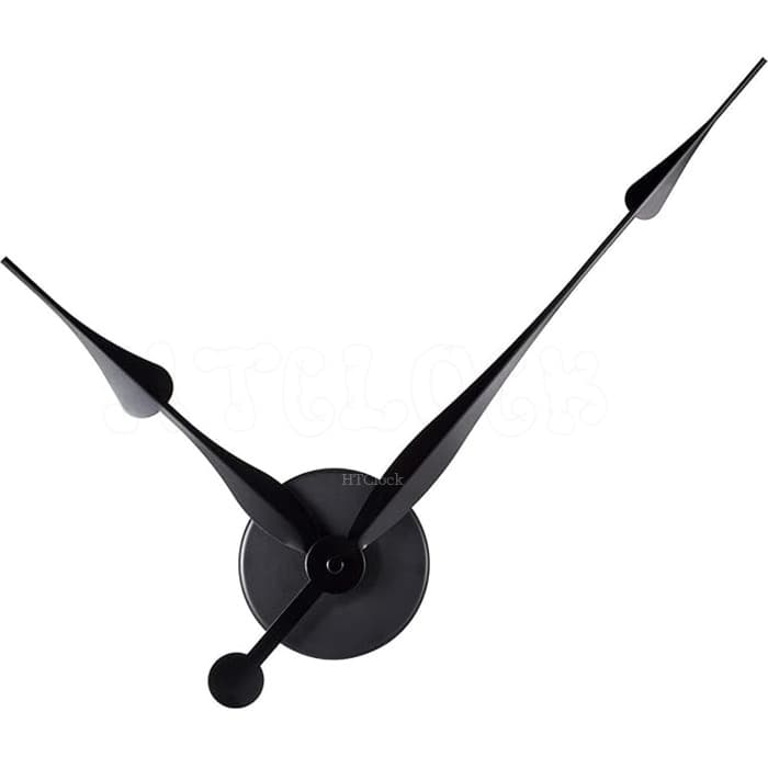 HR1688 High Torque Movement Long Hands with 85mm Black Round Movement Box DIY Large Wall Clock Sticker Clock Accessory