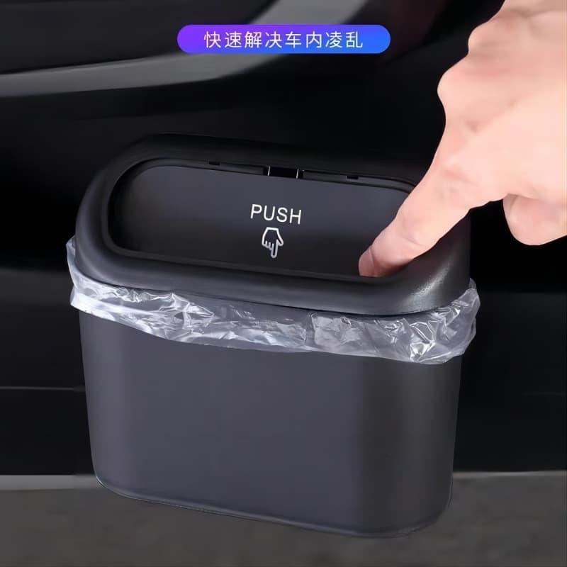 Car Trash Can, Car Door Hanging Trash Bin for Passenger Side, Car Storage Organizer Bucket, Cross-Border Supply