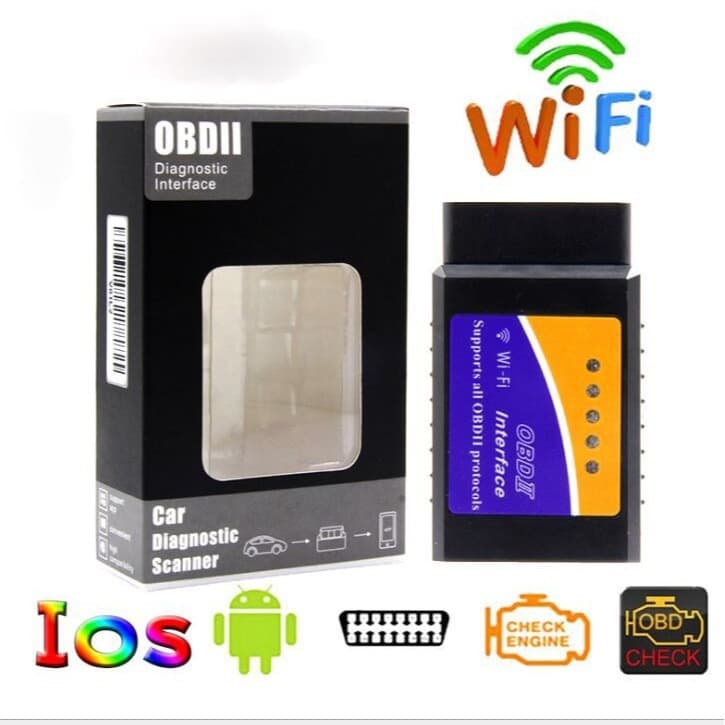 WIFI ELM327 supports Android and Apple dual systems OBD2II car detector car fault diagnosis instrument