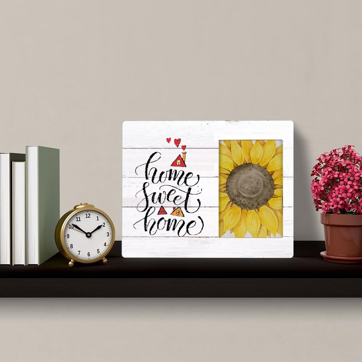 Wooden photo frame wall hanging creative photo photo frame wall hanging desktop light luxury high-end wall hanging photo frame table