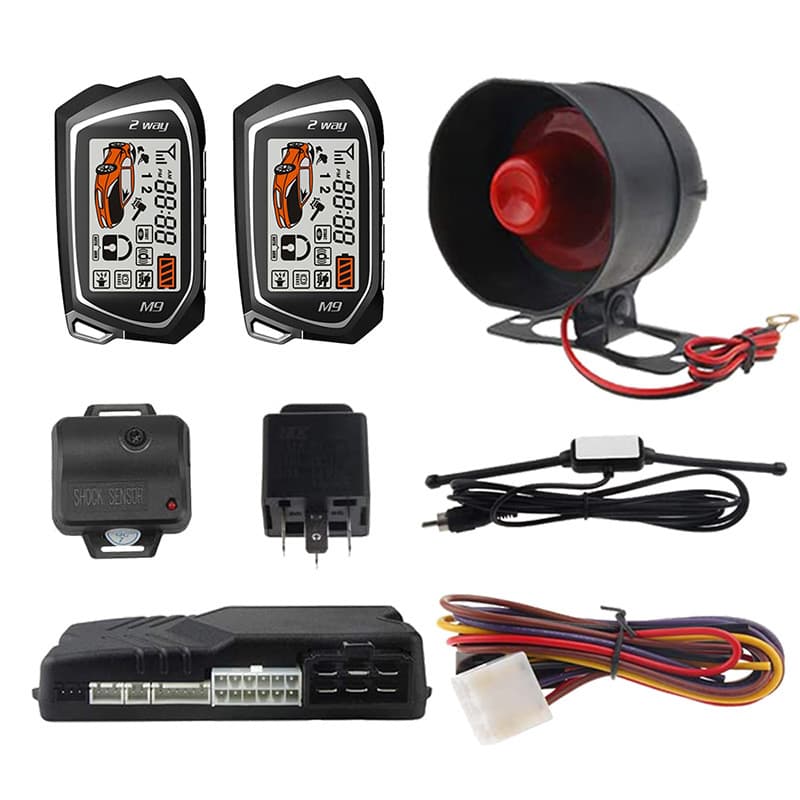 Xiaofei 1500m One-Click Start Anti-Theft Device Two-Way LCD Remote Control Ignition Vibration Alarm