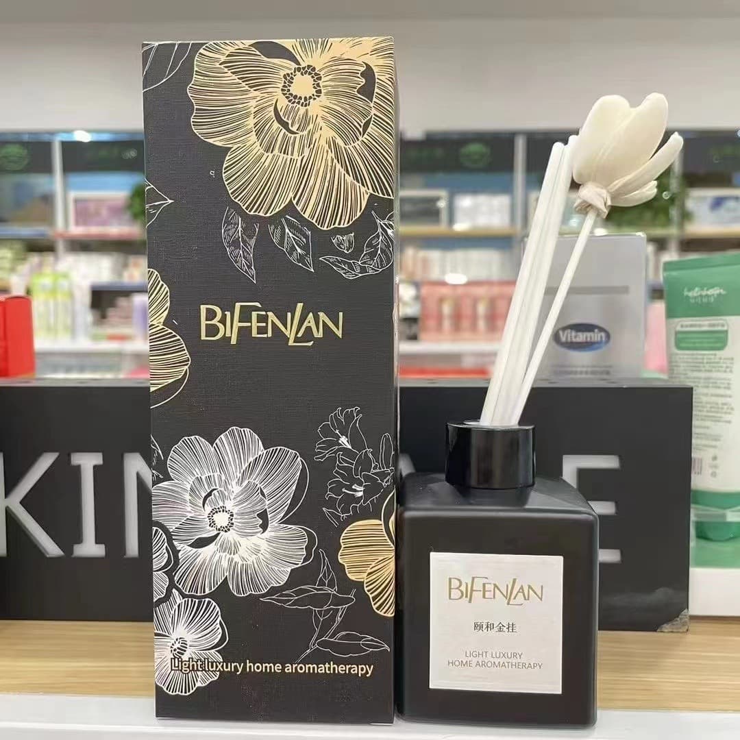 Bifenlan Gardenia Scented Diffuser, Natural Fresh Long-Lasting Fragrance for Bedrooms, Air Purification, Flameless Aromatherapy