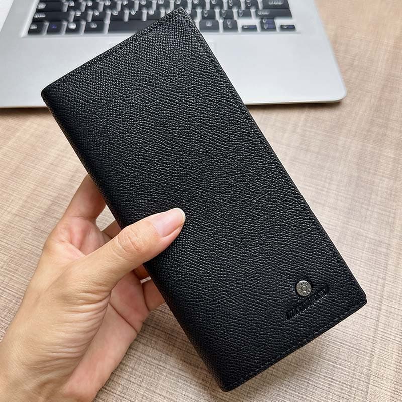 Balisi New Men's Wallet Fashionable Long Multi-Card Slot Popular Ultra-Thin Soft Leather Large Capacity Hand Wallet