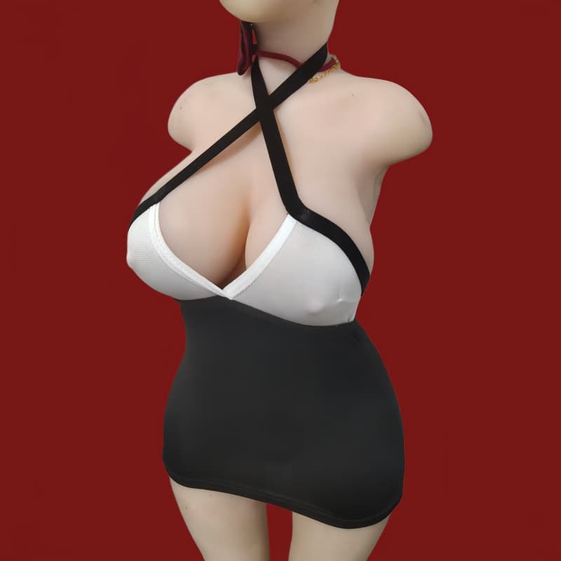 Inflatable silicone male toy body doll special ultra-small size sexy underwear see-through temptation secretary clothing