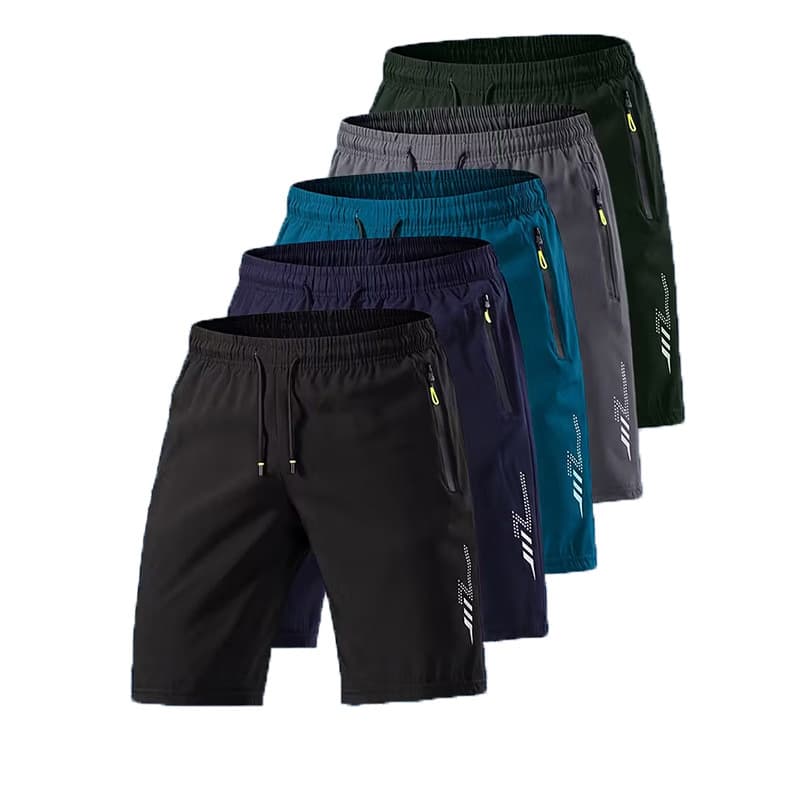 European and American plus size Quick-drying Sports Shorts Summer Men's Casual Five-point Beach Sports Pants Amazon OZON Manufacturers