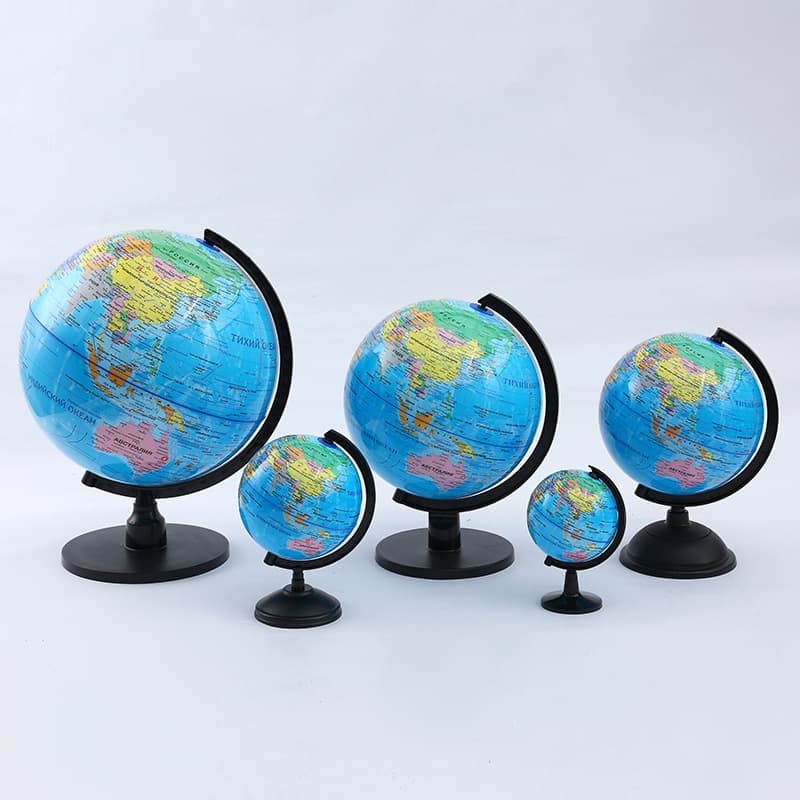 Cross-border customized speech political district globe student-specific geography teaching aids office desktop decoration ornaments