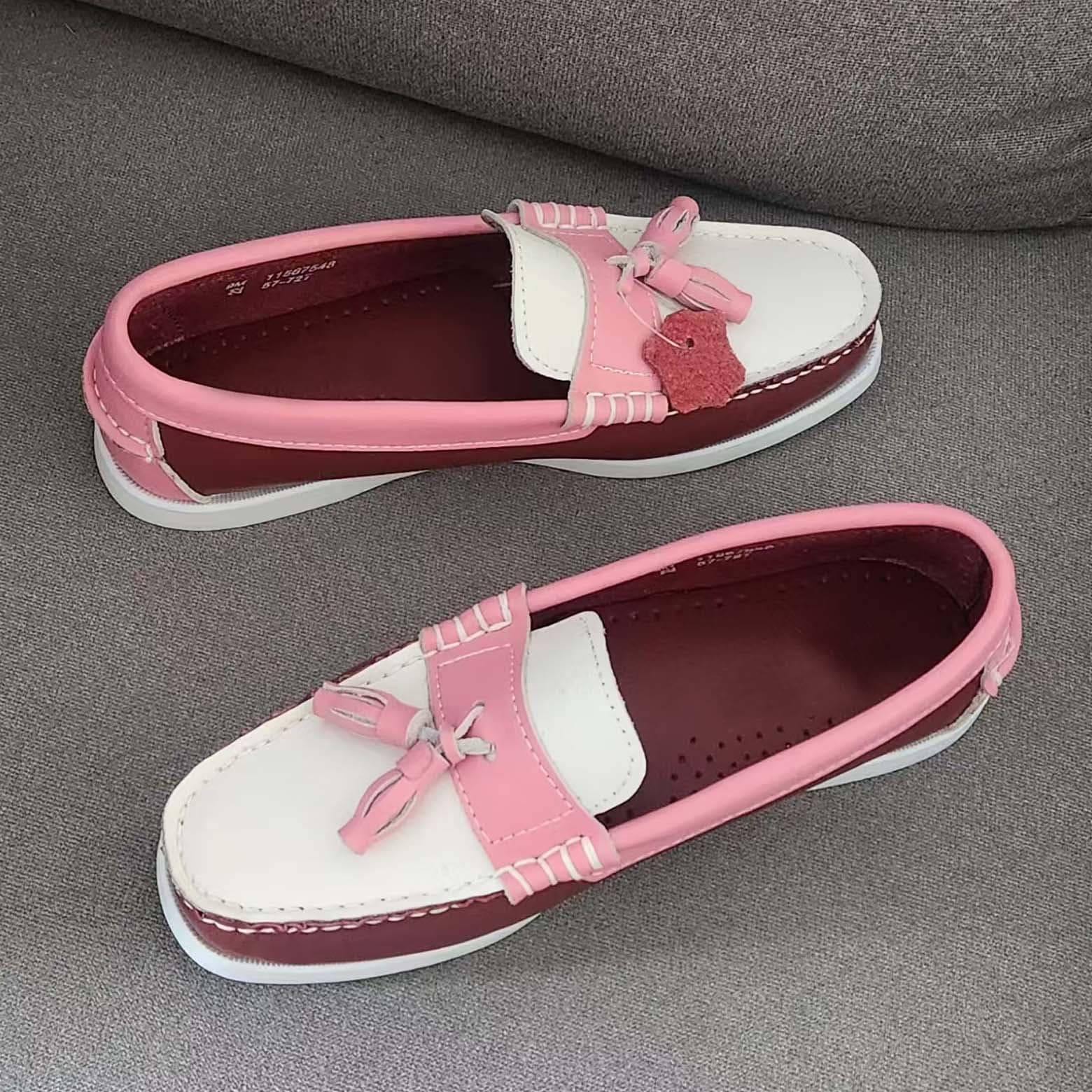 Safety Shoes Four-Season Cowhide Leather Non-SEBAGO Boat Shoes Cowhide Leather Anti-Slip Shoes African Shoes Tianjin Factory Shoes