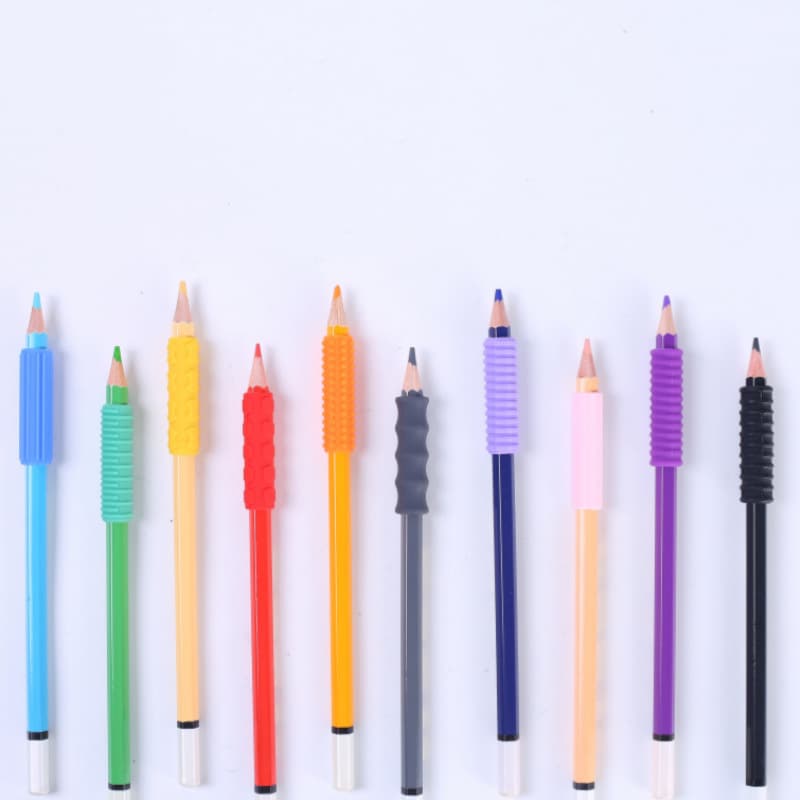 Silicone Pencil Grip Stress Reducing Pen Cover Calming Tools for Autistic Children Anxiety Relief Items ADHD Tools