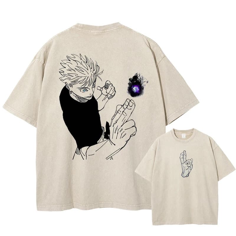[Cross-border European code] Anime Jujutsu Kaisen Gojo Satoru Graphic T Shirt