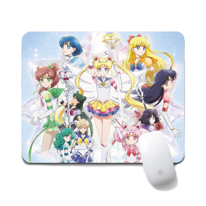 Anime Mousepad Water Ice Moon Rabbit 20x24cm Gaming Mousepad Twice the Dimension Rabbit Girl Sailor Suit Large Size Cloth Material