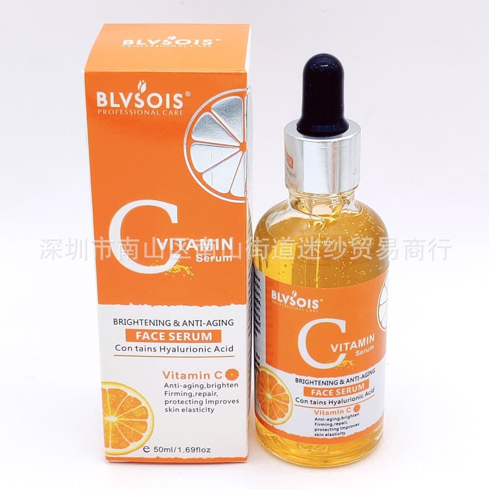 Cross-border English and Russian BLVSOIS Vitamin C Serum 50g VC Concentrate Stock Wholesale VC Face Serum