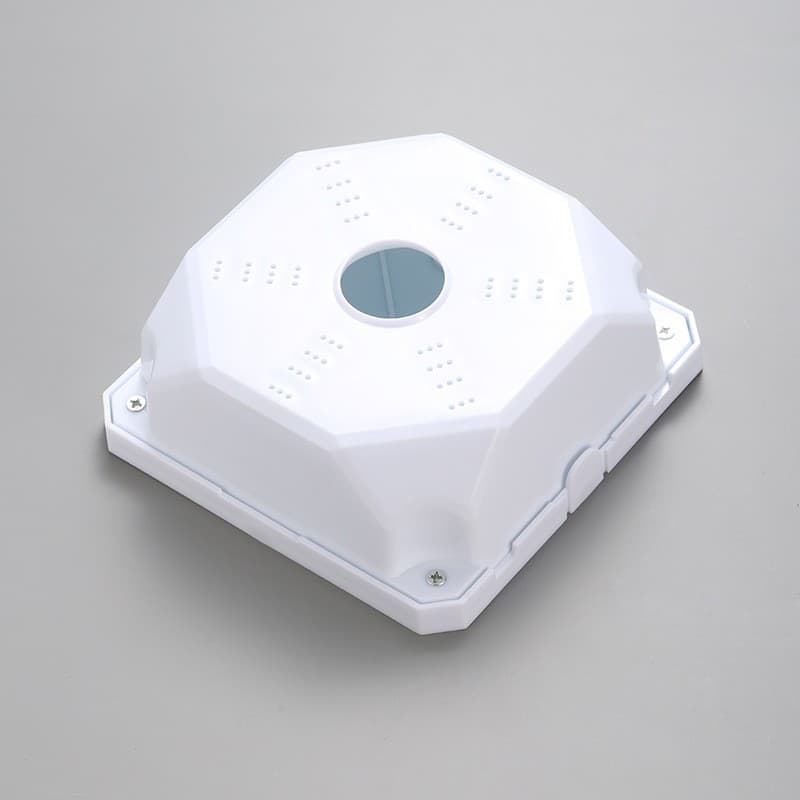 Manufacturer Wholesale Indoor Surveillance Cable Concealment Box Bracket Camera Ceiling Mount Storage Box Surveillance Adapter Plate