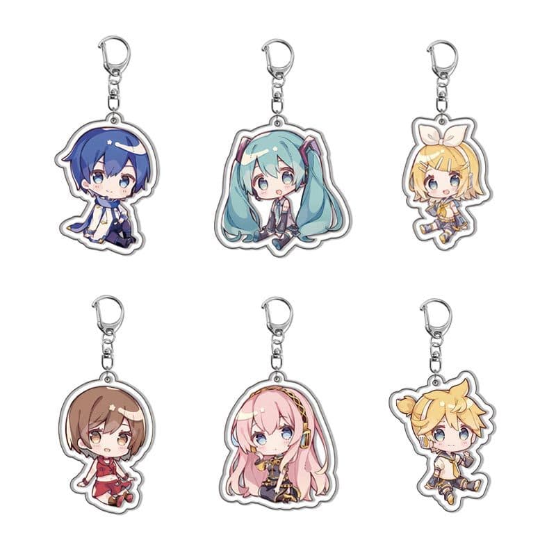 [Interlayer] First Tone. Animated acrylic keychain with First Tone future noise future cartoon pattern pendant
