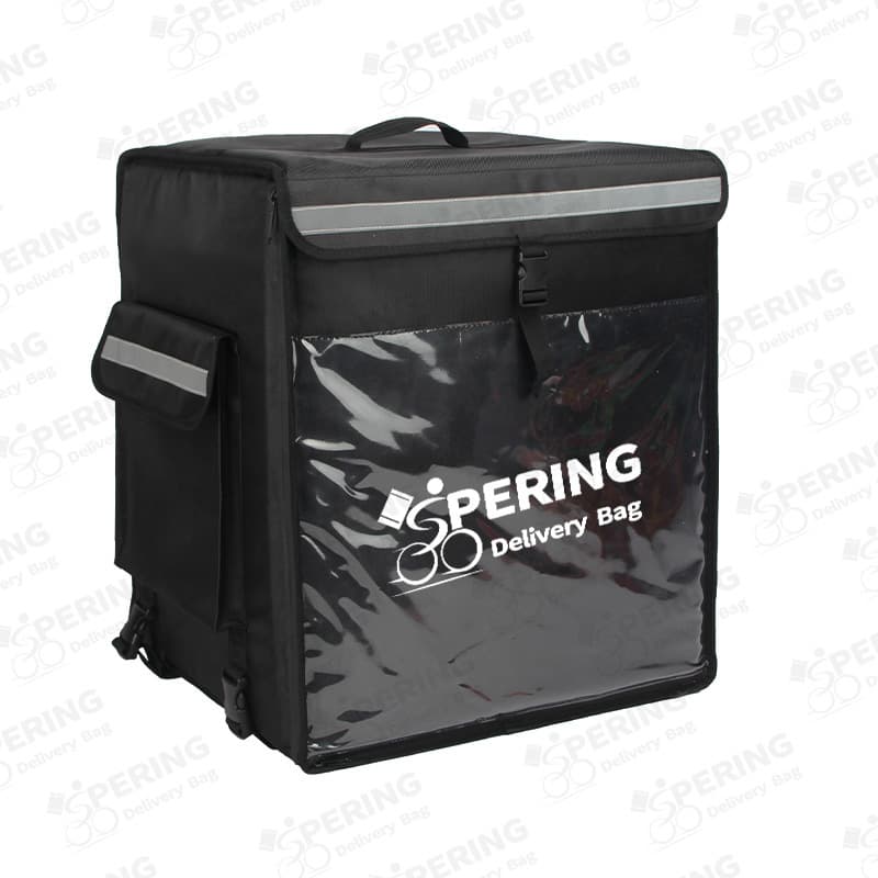 Factory Custom Large Cake Insulation Bag Pizza Delivery 8 Inch 10 Inch 12 Inch Tall Square Handheld Cooler Bag