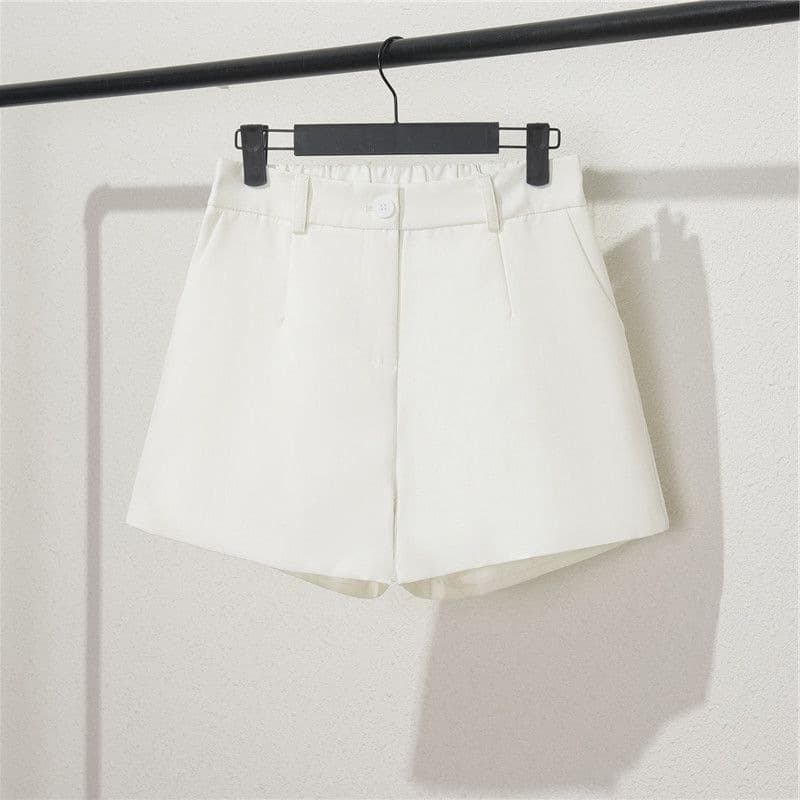 Suit 2025 spring and summer new shorts women's A-line straight wide-leg pants casual pants slim and versatile thin and loose