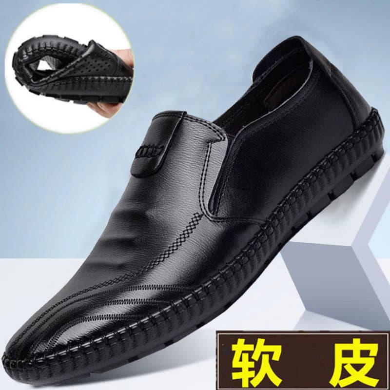 Comfortable Casual Shoes, PU Men's Slip-On Loafers, Export Men's Casual Shoes, Soft Sole Loafers