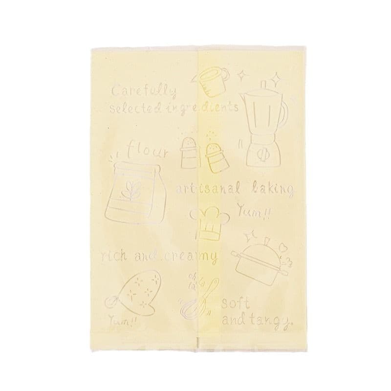 Snowflake Crisp Packaging Bag Transparent Heat Seal Bag Nougat Bag Children's Holiday Cookie Candy Packaging Bag