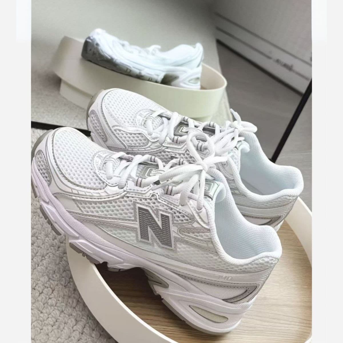 Cross-border new 2025 Putian NB740 retro dad shoes ABZORB cushioning midsole breathable casual sports shoes