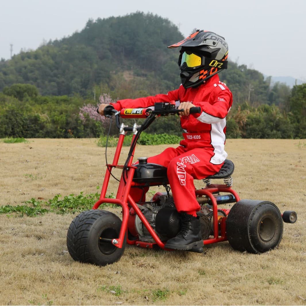 Adult Three-Wheel Gasoline Motorcycle Parent-Child Beach ATV