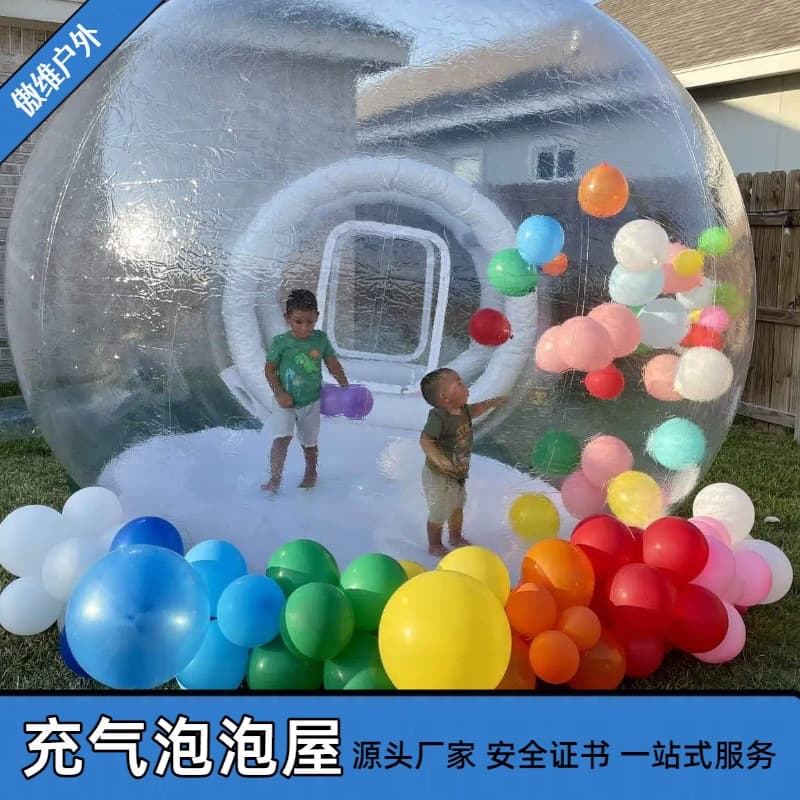 Outdoor Inflatable Bubble Tent for Camping Parties, Starry Night Bubble Tent, Night View Inflatable Tent, Bubble House Manufacturer