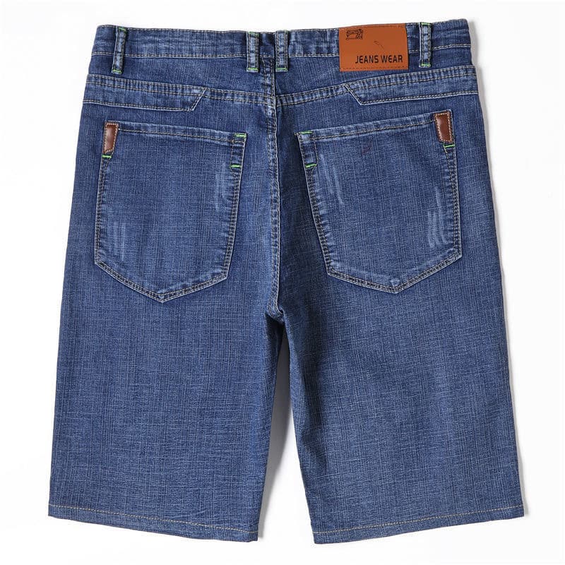 Trendy Business 5-Inch Shorts for Men, Stretchy, Cost-Effective, Casual, Mid-Rise, Regular Denim 5-Inch Shorts