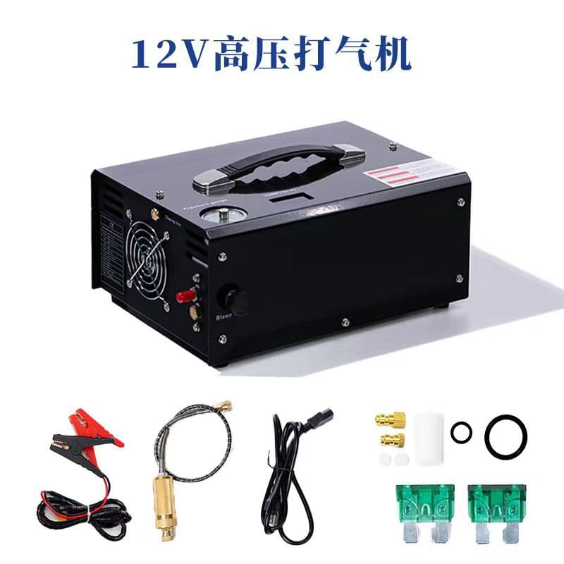 Auto Shut-off 220V 12V Car High Pressure Air Pump 30MPa Electric Inflator Air Compressor Portable