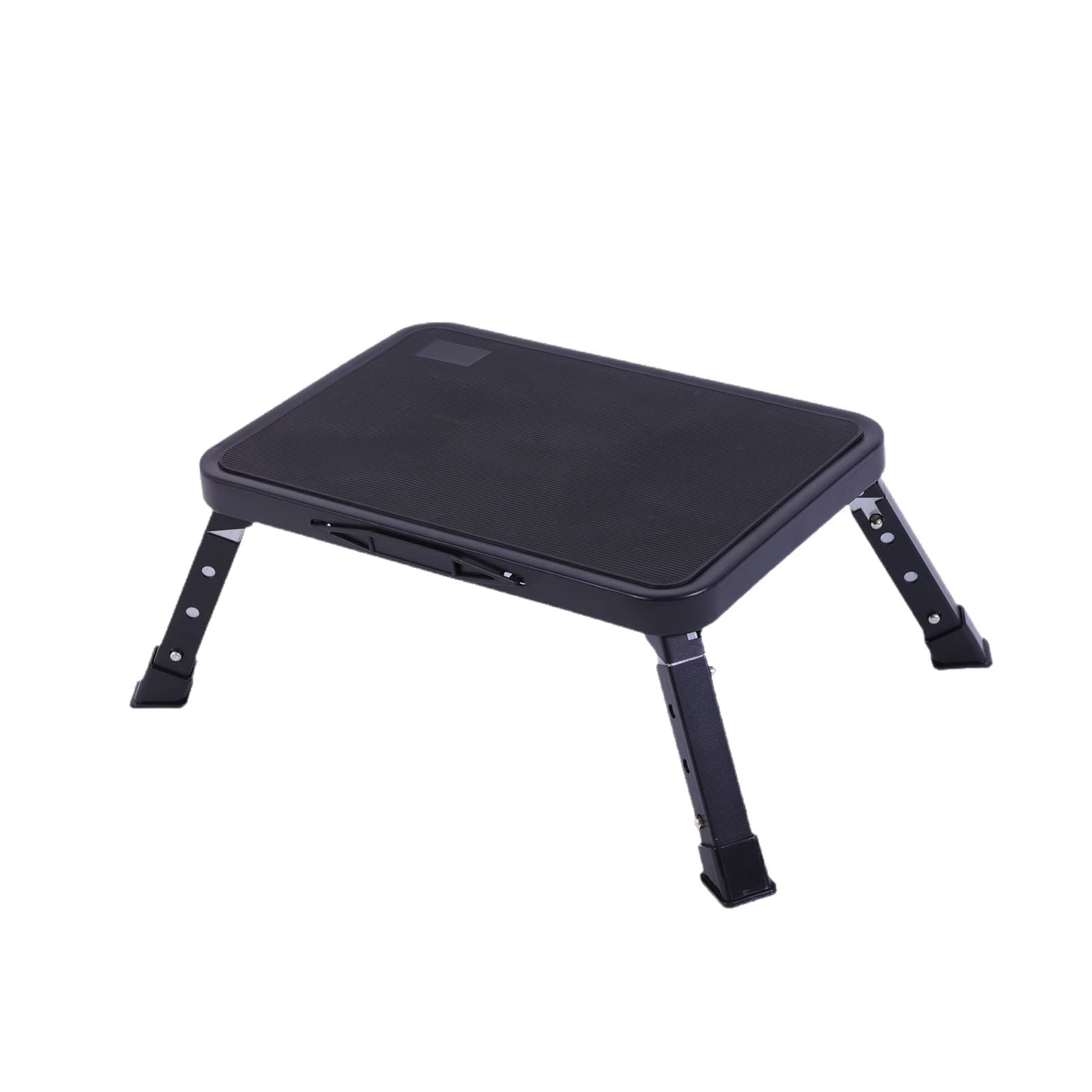 Thickened One-Step Folding Ladder Anti-Slip Kitchen Household Mini Step Stool for Car Washing Fishing Steel Ladder Stool