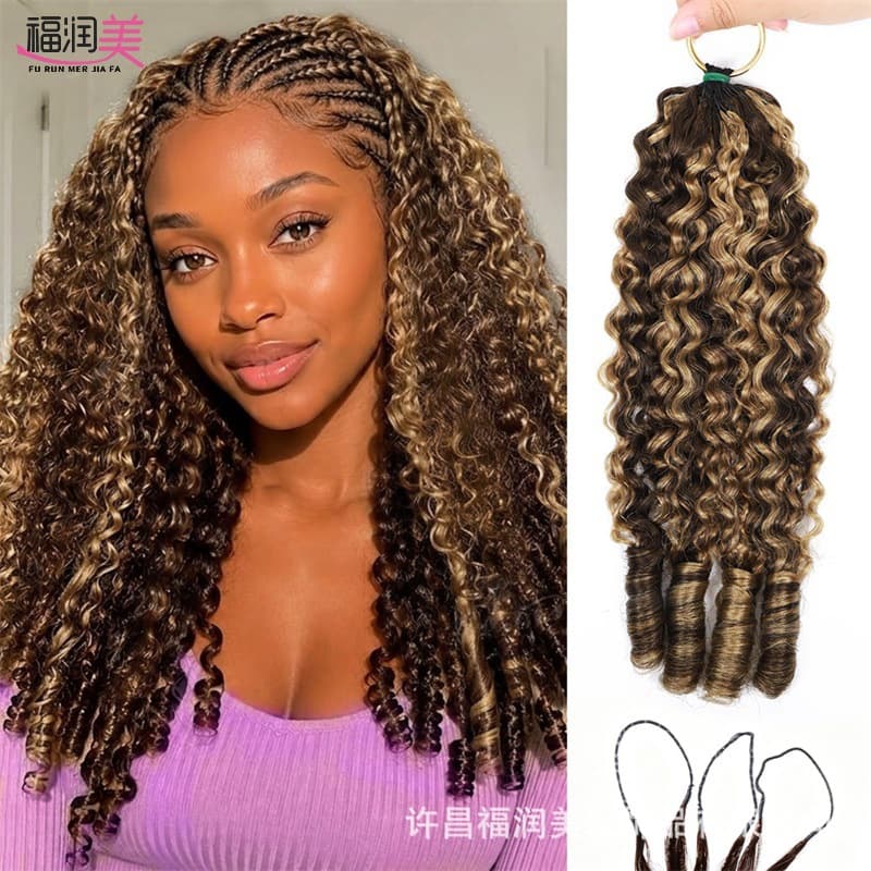 P4/27# Bur Feather Hair Extensions Human Hair Feather Hair Extensions European and American Wigs