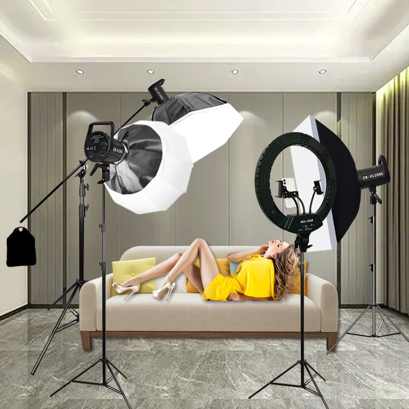 Full watt 100W live broadcast photography light COB professional photography clothing food jewelry shooting LED fill light