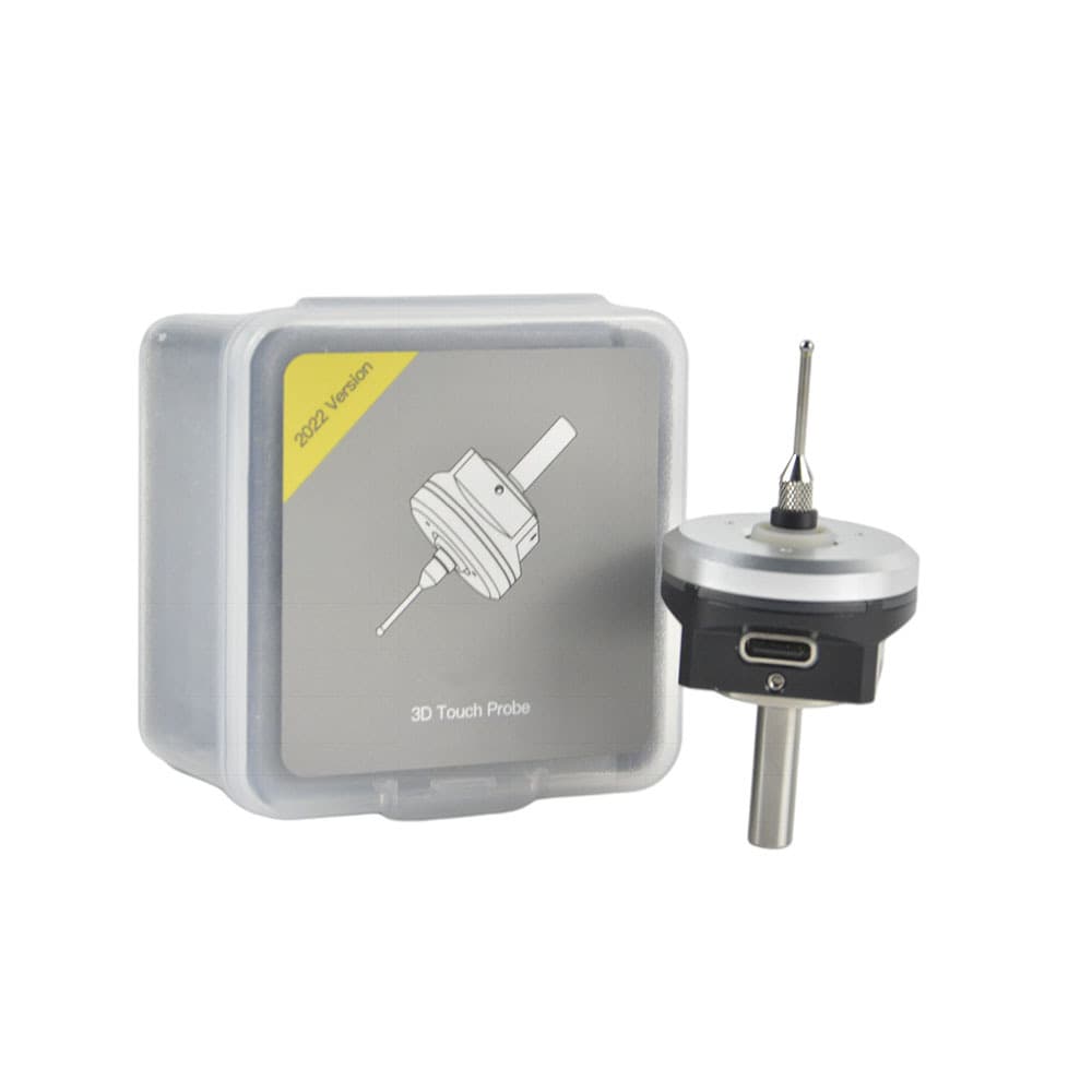 V6 CNC Anti-Roll 3D Probe Edge Finder, Compatible with Mach3 and GRBL Engraving, Centering Rod