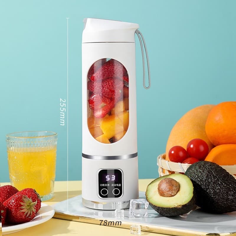 Cross-border New High-end Juicer Household Ice-crushing Juicing Cup with USB Charging, Portable Juice Maker Outdoor Travel Cup 12