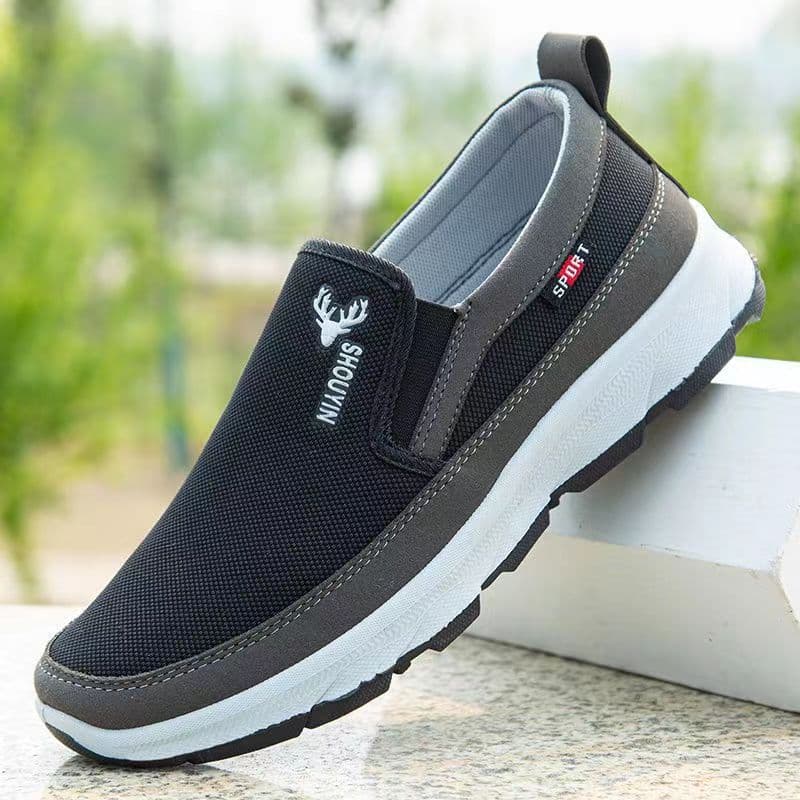 Elderly Slip-On Beijing Cloth Shoes Men 2025 Spring Summer New Style Cross-Border Export Men's Shoes Factory Direct Drop Shipping
