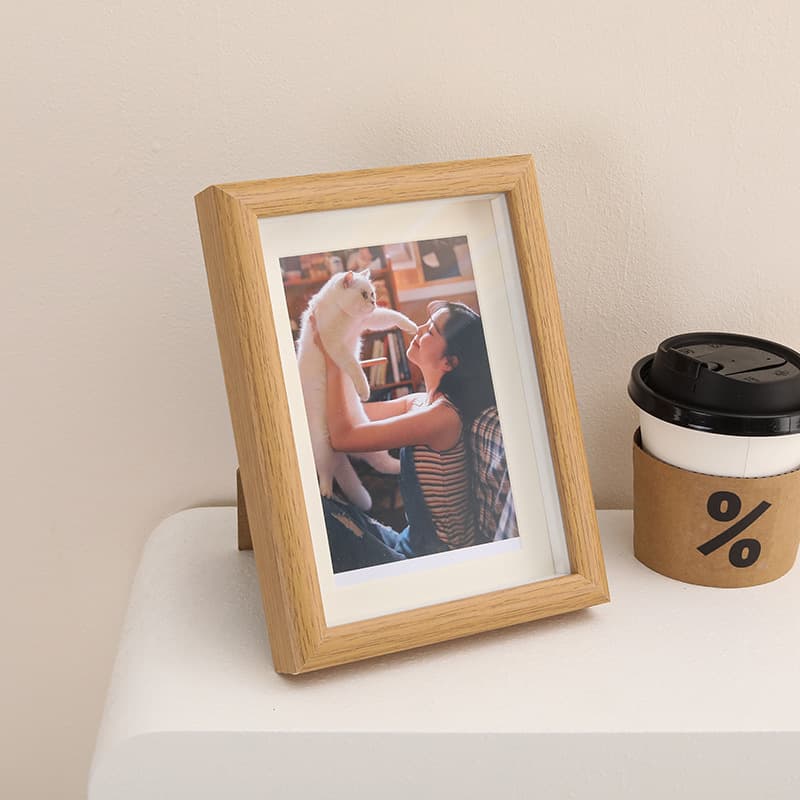 Simple wooden photo frame hollow frame table 5 inch 6 inch 7 inch 8 inch 10 inch A4A3 wall ornaments wholesale