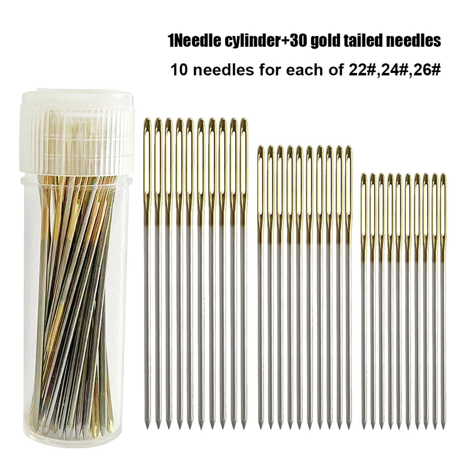 Popular cross-stitch tools in various models, 30 needles, suitable for both cross-stitch and hand embroidery, can be shipped directly across borders.