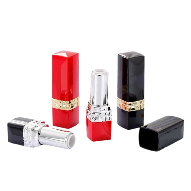 Lipstick Tube Empty Tube in Stock Small Di Black Red Gold Silver Ring DIY Lip Balm Empty Tube Packaging Material