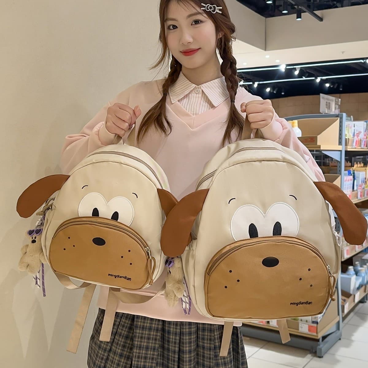 Children's kindergarten study backpack, lightweight, good-looking, large-capacity schoolbag for primary school students, cute and versatile backpack