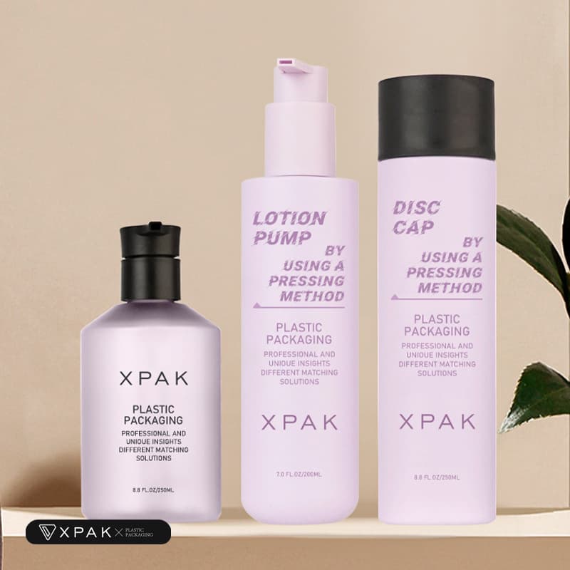 200ml press personal care shampoo bottles, shower gel refill packaging transparent plastic PET thickened bottles