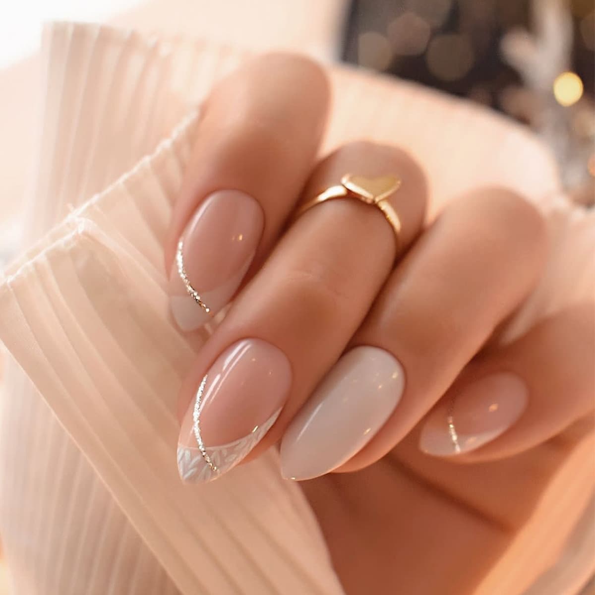 Cross-border Spring New Arrival Nude Wearable Nails Almond Shape Simple Ins Style Women's Press-On Nails In Stock Wholesale