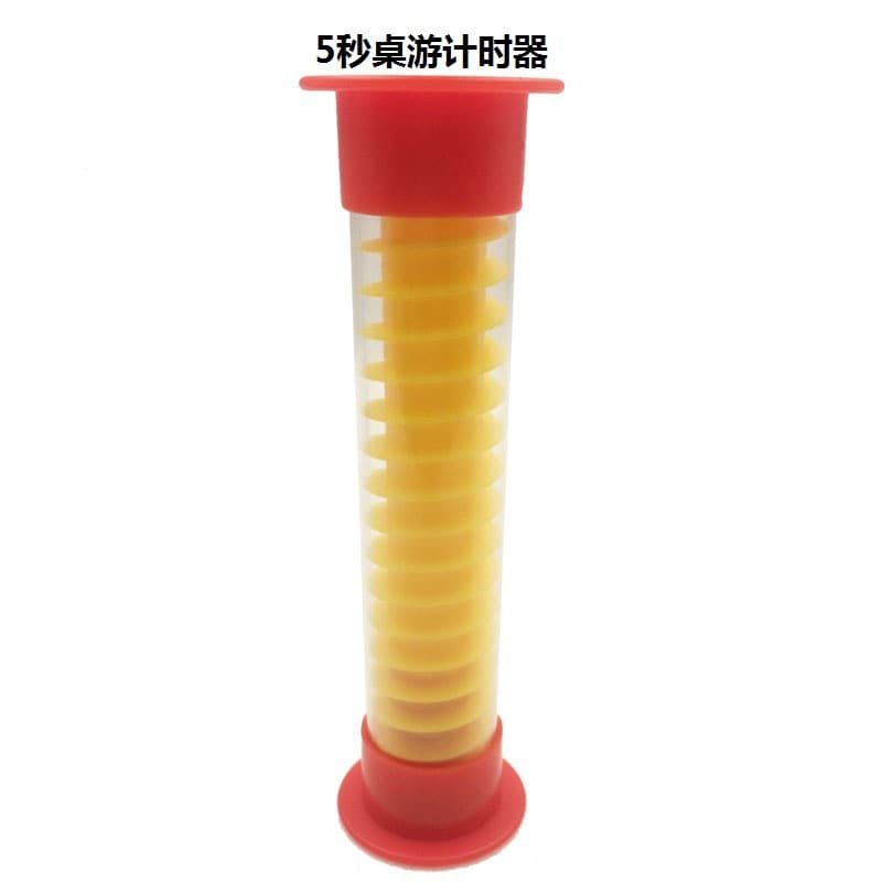 Foreign trade 5-second timer for marbles, plastic hourglass, kitchen timer, board game timer