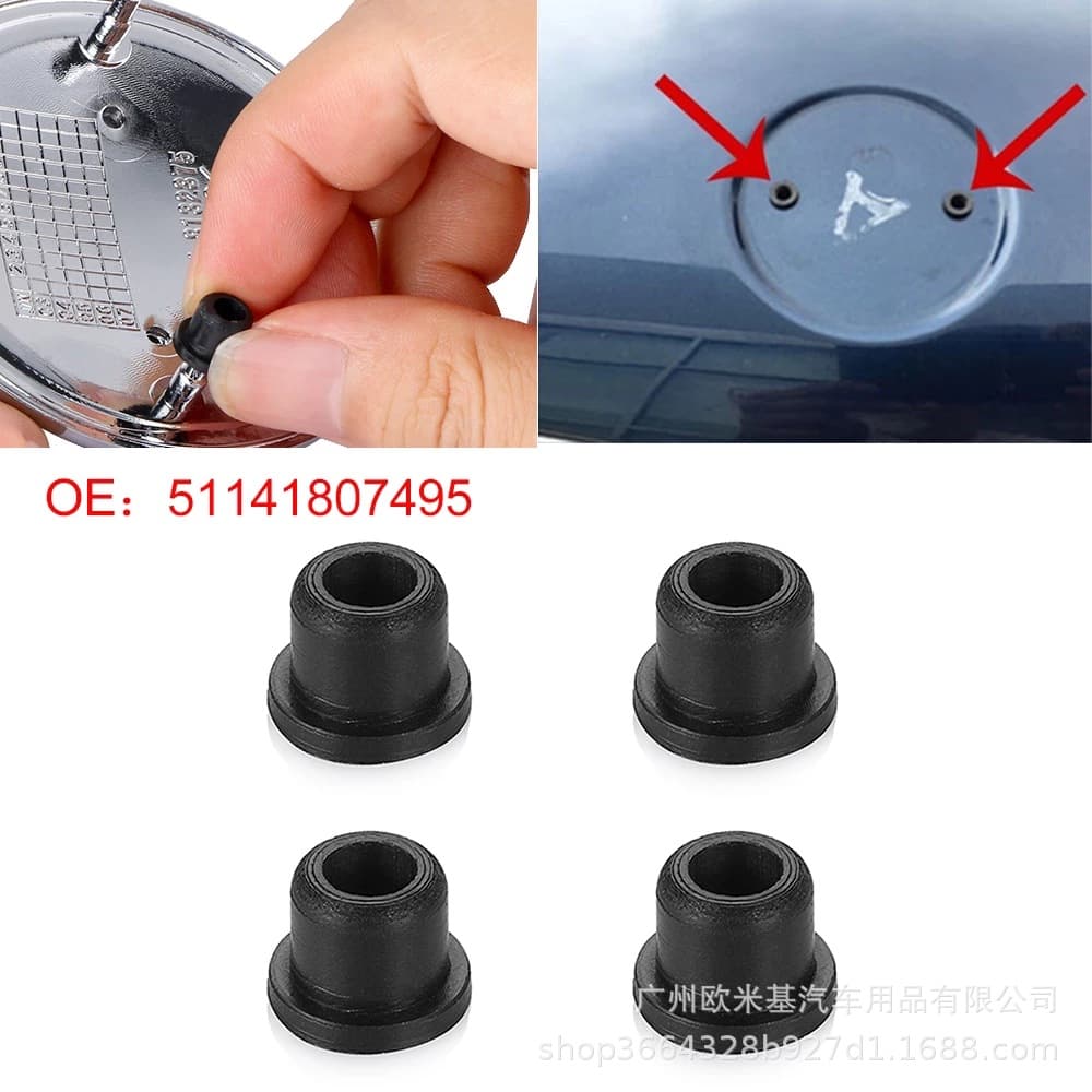 Suitable for BMW Emblem Base Rubber Plug 82mm 74mm Emblem Post Anti-Drop Soft Rubber Pad Plug