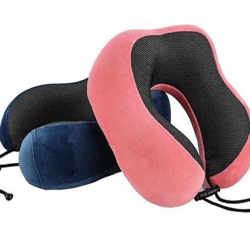Cross-Border Factory Wholesale Memory Foam U-Shaped Pillow Travel Neck Pillow Cervical Pillow Airplane Pillow