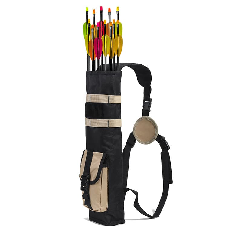 Outdoor archery quiver bag multifunctional portable quiver tactical bow and arrow storage bag