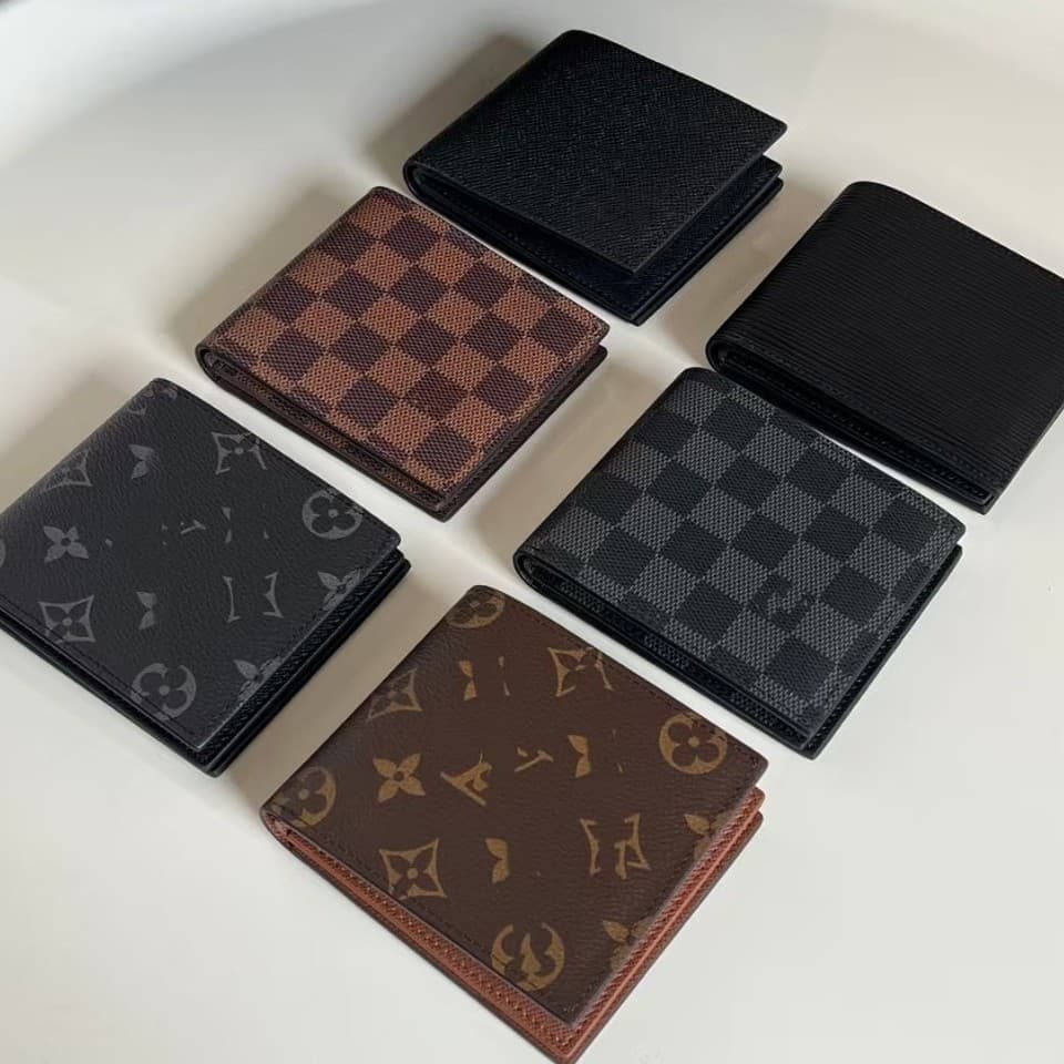 Donkey Brand Chip Version Men's SLENDER ID Wallet Card Holder Short Taiga Leather Men's Wallet Low Price