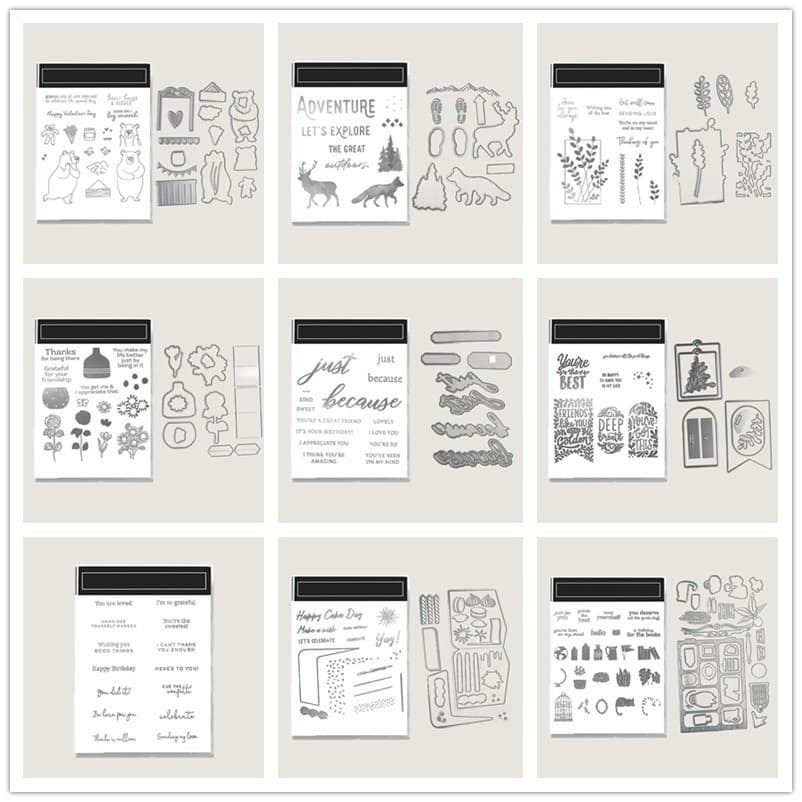 Transparent Silicone Stamp DIY Handmade PVC Stamp Albuminization Template Handmade Craft Carbon Steel Electroplated Non-Patented
