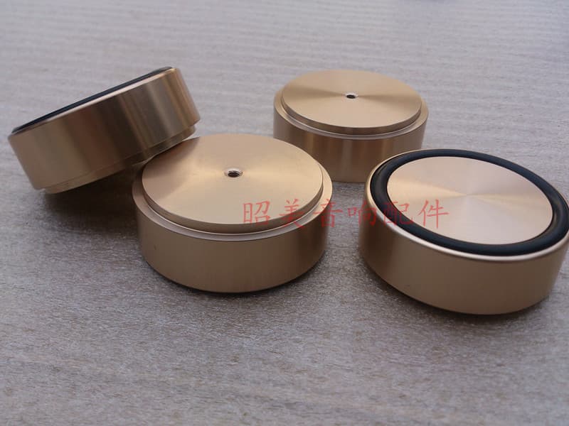 All-Aluminum Alloy Diameter 58 Height 22 Audio Amplifier Feet Speaker Spikes Stand Vibration Damping Feet