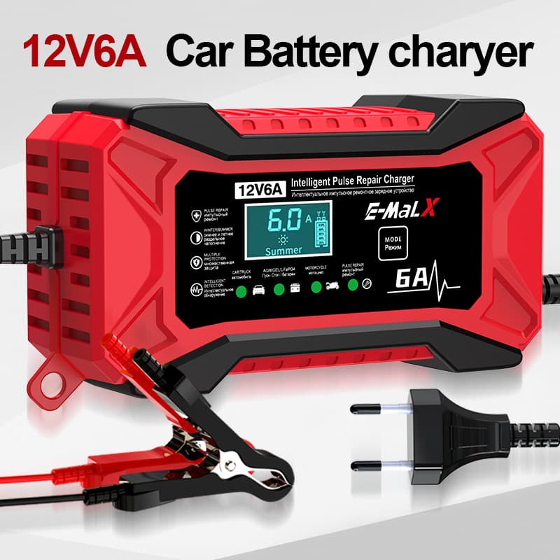 12V6A Lithium Iron Phosphate 14.6V Battery Charger Car Battery Charger Motorcycle Battery Charger