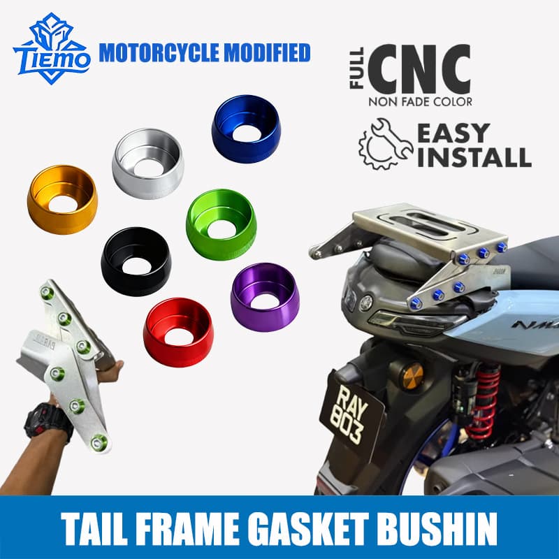 Motorcycle tailstock decorative screw set, motorcycle modified decorative bolt cover, sleeve, bolt head nut accessories