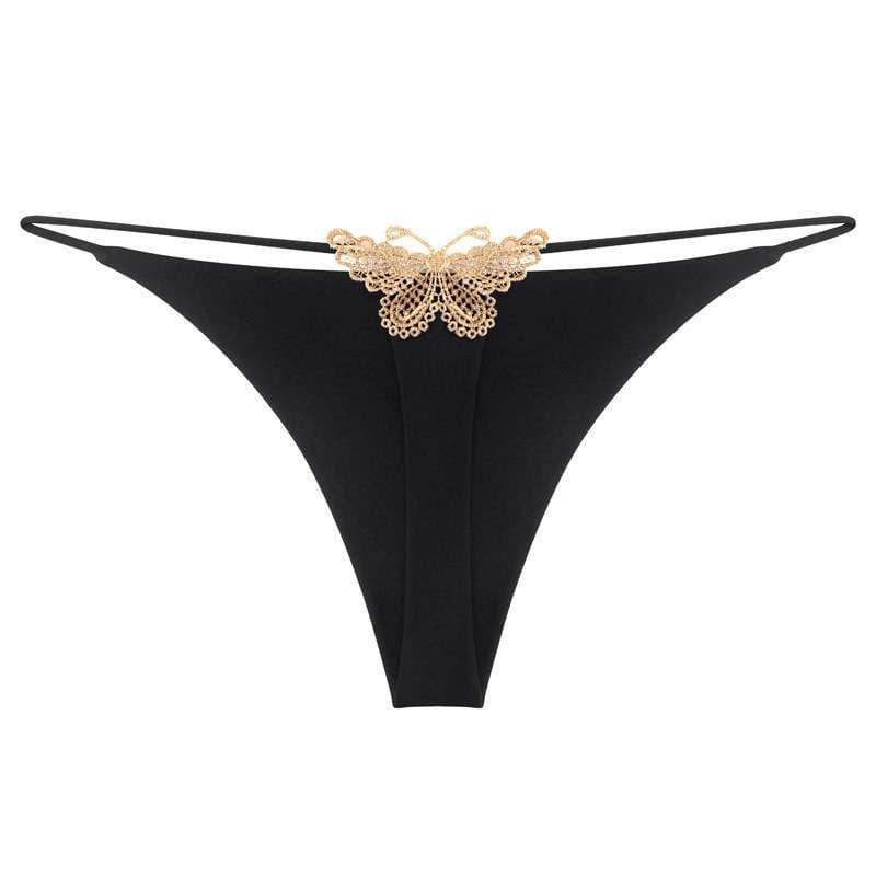 Sexy Butterfly Embroidery Thong Lingerie, Lightweight and Comfortable, Hot Lingerie Panties